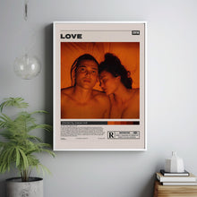 Love Movie Poster, Gaspar Noé, Minimalist Movie Poster, Room decor