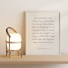 Love is Patient, Love is Kind Poster - Christian Home Decor, 1 Corinthians 13, Ideal for Weddings or Valentine's Day Gift (Digital File) 1489824939