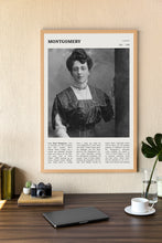 Lucy Maud Montgomery Wall Art  Anne of Green Gables Poster Black White Poster  Poster Art Gift 1687921512