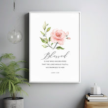 Luke 145 Bible Verse Poster, Christan Wall Art, Scripture Mother's Day Gift Poster Art Gifts For Mothe