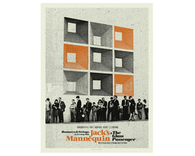 MID CENTURY MODERN In Line, Jack's Mannequin 18 x 24 Art Print Concert Poster, Lithograph, Hipster, Vintage Style 1304971191