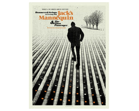 MID CENTURY MODERN Paths, Jack's Mannequin 18 x 24 Art Print Concert Poster, Lithograph, Hipster, Vintage Style 1290936254