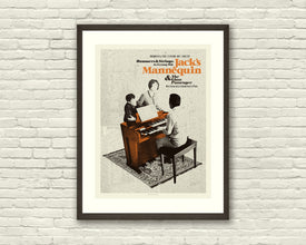 MID CENTURY MODERN Sing-a-long, Piano, Family, Jack's Mannequin 18 x 24 Art Print Concert Poster, Lithograph, Hipster, Vintage Style 1304956017