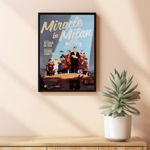 MIRACLE IN MILAN Movie Poster, Canvas Wall Art, Room Decor, Movie Art