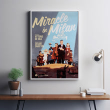 MIRACLE IN MILAN Movie Poster, Canvas Wall Art, Room Decor, Movie Art