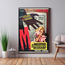 M Movie Poster, Room Decor, Home Decor, Art Poster for Gift 1585873524