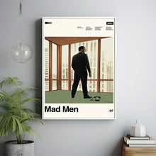 Mad Men Poster, Mad Men Movie, Matthew Weiner Film, Retro Movie Poster, Vintage, Modern Vintage, Movie Poster, Minimal Movie Art