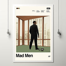 Mad Men Poster, Mad Men Movie, Matthew Weiner Film, Retro Movie Poster, Vintage, Modern Vintage, Movie Poster, Minimal Movie Art 1