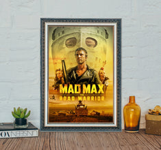 Mad Max 2 Movie Poster, Mad Max 2 (1981) Classic Vintage Movie Poster, Classic Movie Canvas Cloth Poster 1665269405