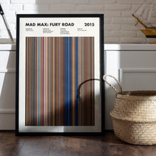 Mad Max Fury Road Movie Barcode Print, Mad Max Print, Mad Max Poster, Mad Max Fury Road Wall Art, Movie Buff Gifts, Film Student Gifts 1617481760