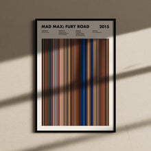 Mad Max Fury Road Movie Barcode Print, Mad Max Print, Mad Max Poster, Mad Max Fury Road Wall Art, Movie Buff Gifts, Film Student Gifts 1617481760