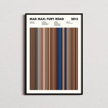 Mad Max Fury Road Movie Barcode Print, Mad Max Print, Mad Max Poster, Mad Max Fury Road Wall Art, Movie Buff Gifts, Film Student Gifts 1617481760