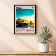 Mad Max Fury Road, George Miller, Minimalist Movie Poster, Vintage Retro Art Printr