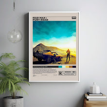Mad Max Fury Road, George Miller, Minimalist Movie Poster, Vintage Retro Art Printr