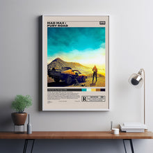 Mad Max Fury Road, George Miller, Minimalist Movie Poster, Vintage Retro Art Printr