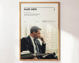 Mad Men Poster  Art Print  Movie Posters  TV Posters  Gift for Movie lovers 1288095092