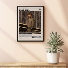 Mad Men Poster, Matthew Weiner, Minimalist Tv Series, Tv Series Poster