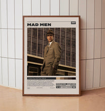 Mad Men Poster, Matthew Weiner, Minimalist Tv Series, Tv Series Poster