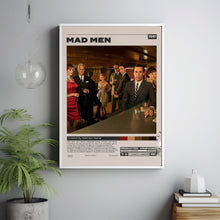 Mad Men Poster, Matthew Weiner, Minimalist Tv Series, Vintage Retro Art Print