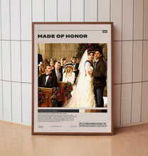 Made of Honor Poster, Paul Weiland, Minimalist Movie Poster