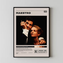 Maestro Movie Poster, Bradley Cooper, Minimalist Movie Poster