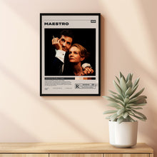 Maestro Poster, Bradley Cooper, Minimalist Movie Poster, Vintage Retro Art