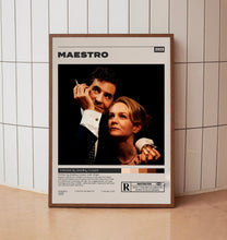 Maestro Poster, Bradley Cooper, Minimalist Movie Poster, Vintage Retro Art