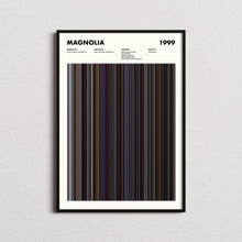 Magnolia Movie Barcode Print, Magnolia Print, Magnolia Poster, Magnolia Wall Art, Magnolia Frames Print, Movie Buff Gifts 1632404538