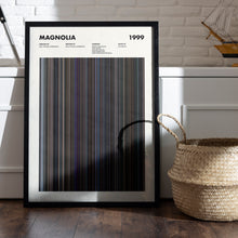Magnolia Movie Barcode Print, Magnolia Print, Magnolia Poster, Magnolia Wall Art, Magnolia Frames Print, Movie Buff Gifts 1632404538