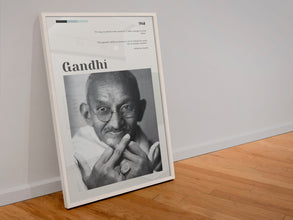 Mahatma Gandhi Poster Wall Art Quote Indian Hindu civil rights New Delhi  Poster Art Gift 1564691627