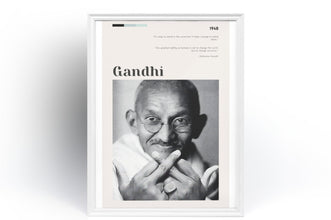 Mahatma Gandhi Poster Wall Art Quote Indian Hindu civil rights New Delhi  Poster Art Gift 1564691627