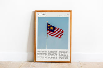 Malaysia Flag Wall Art Kuala Lumpur  Poster Malaysia Poster  Poster Art Gift 1704471275