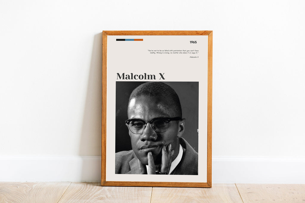 malcolm x poster art