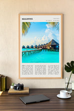 Maldives Wall Art Poster Maldives Island Maldives Summer Souvenir  Poster Art Gift 1642809699