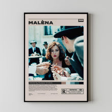 Malena Movie Poster, Giuseppe Tornatore, Minimalist Movie Poster