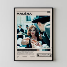 Malena Movie Poster, Malèna, Giuseppe Tornatore, Minimalist Movie Poster, Vintage Retro Art Movie Poster