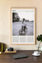 Mali Wall Art Republic of Mali  Poster Bamako Mali Black White Poster  Poster Art Gift 1702068731