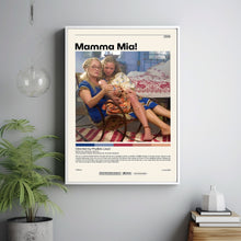 Mamma Mia! by Phyllida Lloyd Minimalist Movie Poster | Vintage Retro Art Print | Customizable Wall Art for Home Decor