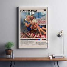 Mamma Mia! Poster, Phyllida Lloyd, Minimalist Movie Poster, Vintage Retro Art