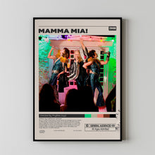 Mamma Mia! Poster, Phyllida Lloyd, Minimalist Movie Poster, Vintage Retro Art1