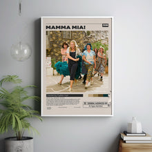 Mamma Mia! Poster, Phyllida Lloyd, Minimalist Movie Poster, Vintage Retro Art2