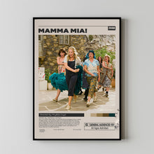 Mamma Mia! Poster, Phyllida Lloyd, Minimalist Movie Poster, Vintage Retro Art Print2