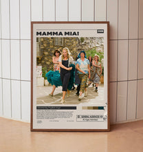 Mamma Mia! Poster, Phyllida Lloyd, Minimalist Movie Poster, Vintage Retro Art Print2