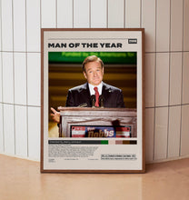 Man of the Year Poster, Barry Levinson, Minimalist Movie Poster, Vintage Retro Art