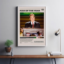 Man of the Year, Barry Levinson, Minimalist Movie Poster,Room decor