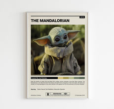Mandalorian Tv Series Poster  Mandalorian Print  Vintage Retro Art Print  Grogu poster  Wall Art Print  Yoda Poster  Home Decor 1698529947