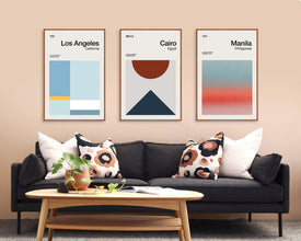 Manila Print, Manila Travel Poster, Manila Minimalist Art, Mid-Century Design, Abstract Wall Art, Geometric Art Print, Abstract Color Print 1577547092