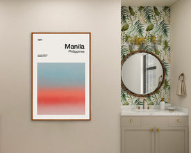 Manila Print, Manila Travel Poster, Manila Minimalist Art, Mid-Century Design, Abstract Wall Art, Geometric Art Print, Abstract Color Print 1577547092