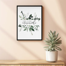 Maranatha Wall Art - Inspirational Christian Maranatha Poster for Hopeful and Faithful Home Decor