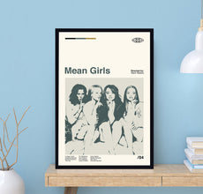 Mean Girls Poster, Mark Waters, Minimalist Movie Poster, Art Print, Wall Decor, High Quality, Retro Poster, Gifts For Him, Home Decor 1705490389